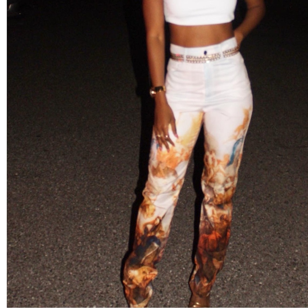 Pants from finesse.us size small renaissance print